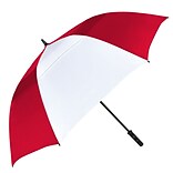 Natico Vented Tornado Umbrella 64 Arc Red and White (60-83-RD-WH)