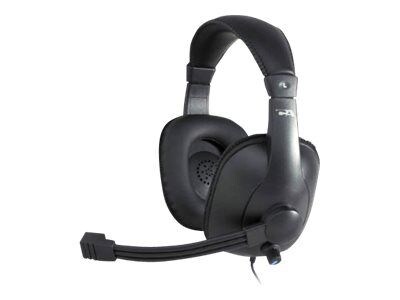 Cyber Acoustics AC-968 Over-the-Head Headset; Black