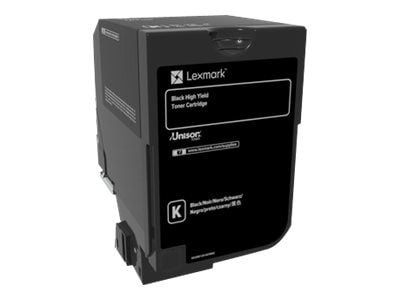 Lexmark 74 Black Extra High Yield Toner Cartridge (74C0H10)