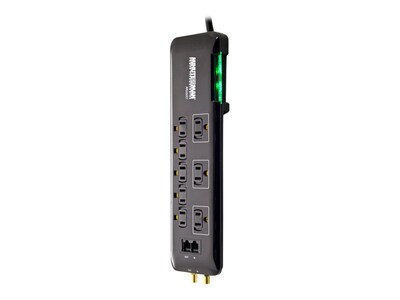 Minuteman Slimline MMS686SCT 8-Outlet 3420 J Surge Suppressor; 6'