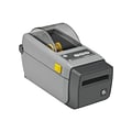 Zebra® Monochrome Desktop Direct Thermal Printer; Black/Gray (ZD41022-D01E00EZ)