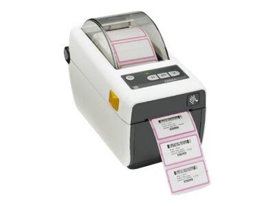 Zebra® Healthcare Monochrome Desktop Direct Thermal Printer; Black/White (ZD41H22-D01E00EZ)