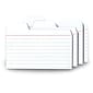 Find It 3" x 5" Tabbed Index Cards, White, 48/Pack (FT07215)