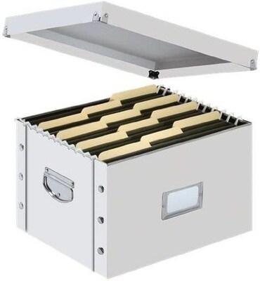 Snap-N-Store®, Letter and Legal File Box, White (SNS01808)