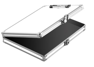 Vaultz® Locking Storage Clipboard, 2 x 13 x 10, White (VZ00176)