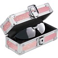 Vaultz®; Locking Sports Sunglass Case, Pink Bling (VZ00720)