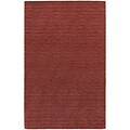 StyleHaven Transitional Solid Shag 100% Wool 6 X 9 Red Area Rug (WANO271036X9L)