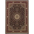 StyleHaven Traditional Polypropylene 67 X 96 Brown/Red Area Rug (WARI095N26X9L)