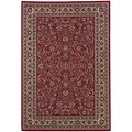 StyleHaven Traditional Polypropylene 67 X 96 Red/Ivory Area Rug (WARI113R36X9L)