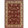 StyleHaven Traditional Polypropylene 710 X 11 Red/Ivory Area Rug (WARI117C38X11L)