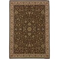 StyleHaven Traditional Polypropylene 53 X 79 Brown/Ivory Area Rug (WARI172D25X8L)