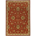 StyleHaven Traditional Floral Nylon/Polypropylene 310 X 55 Red/Beige Area Rug (WCAB5317D4X6L)