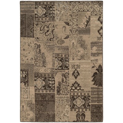 StyleHaven Casual Mixed Persian Polypropylene 710 X 1010 Brown/Tan Area Rug (WCLO501N48X11L)
