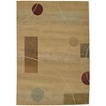 StyleHaven Contemporary Geometric Polypropylene 4X 59 Beige/Red Area Rug (WGNR1504G4X6L)