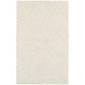 StyleHaven Shag Heathered Polyester 66 X 96 Ivory Area Rug (WHEV734026X9L)