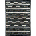 StyleHaven Casual Geometric Nylon 710 X 1010 Blue/Beige Area Rug (WHRP461778X11L)