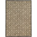 StyleHaven Casual Geometric Nylon 53 X 76 Charcoal/Grey Area Rug (WHRP462285X8L)