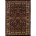 StyleHaven Traditional Polypropylene 67 X 91 Red/Gold Area Rug (WKHA332C46X9L)