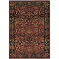 StyleHaven Traditional Polypropylene 67 X 91 Red/Green Area Rug (WKHA465R46X9L)