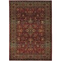 StyleHaven Traditional Polypropylene 4X 59 Red/Green Area Rug (WKHA836C44X6L)