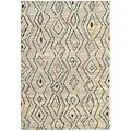 StyleHaven Contemporary Abstract Polypropylene 53 X 76 Ivory/Multi Area Rug (WNOM2162W5X8L)