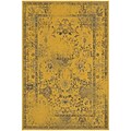 StyleHaven Traditional Overdyed Polypropylene 67 X 96 Gold/Grey Area Rug (WREV3251J6X9L)