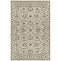 StyleHaven Traditional Floral Polypropylene 53 X 76 Ivory/Grey Area Rug (WRIC114J35X8L)