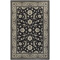 StyleHaven Bordered Polypropylene 310X55 Charcoal/Ivory Area Rug (WRIC117H34X6L)