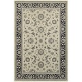 StyleHaven Traditional Bordered Traditional Polypropylene 53X76 Ivory/Navy Rug (WRIC117W35X8L)