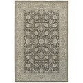 StyleHaven Traditional Border Floral Polypropylene 710X1010 Brown/Ivory Area Rug WRIC1330U8X11L