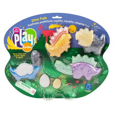 Educational Insights PlayFoam Dino Pals 8-Pack, Ages 3+ (1919)