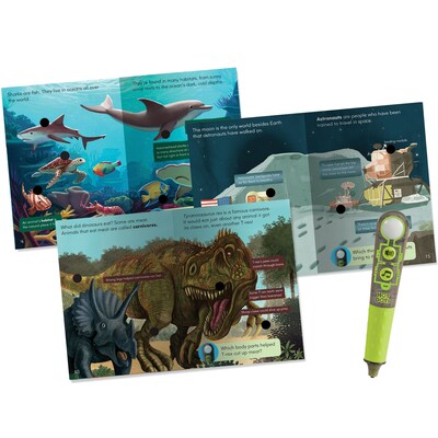 Educational Insights Hot Dots Jr. Ultimate Science Facts Interactive Book Set with Pen, 3 Books/Pack