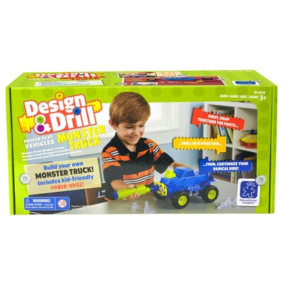 Educational Insights Design & Drill Power Play Vehicle Monster Truck (4132)