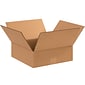 Flat Corrugated Boxes, 11" x 11" x 4", Kraft, 25/Bundle (11114)