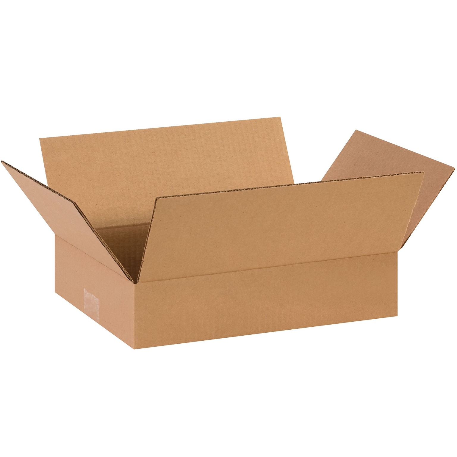 Flat Corrugated Boxes, 14 x 10 x 3, Kraft, 25/Bundle (14103)