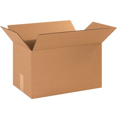 Corrugated Boxes, 16 x 9 x 9, Kraft, 25/Bundle (1699)