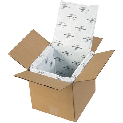 8 x 8 x 8 Deluxe Insulated Box Liners, 1 Thick, 5/Case (177CSL)