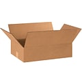 Flat Corrugated Boxes, 18 x 13 x 5, Kraft, 25/Bundle (18135)