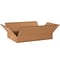 Flat Corrugated Boxes, 20 x 12 x 3, Kraft, 25/Bundle (20123)