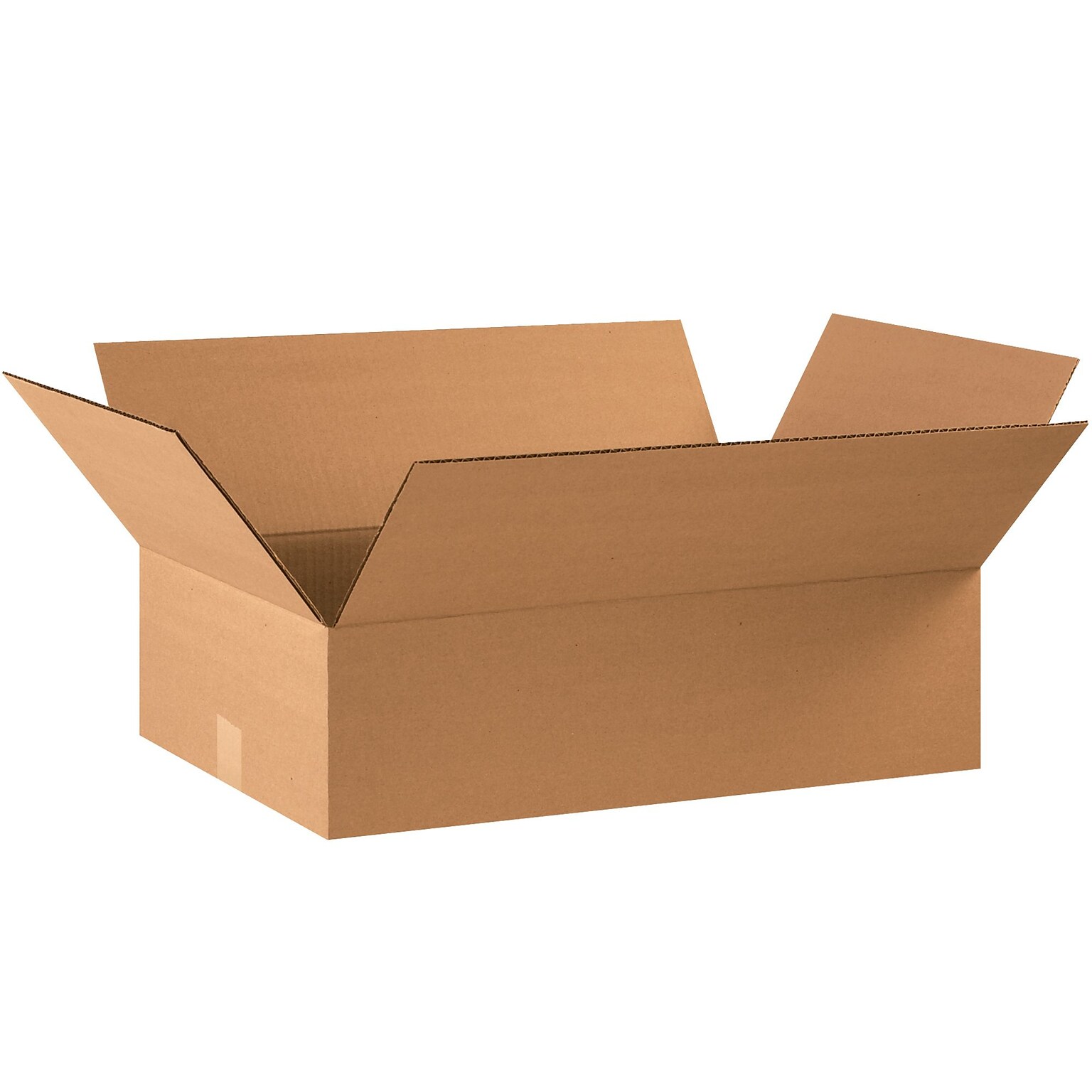 Flat Corrugated Boxes, 22 x 12 x 6, Kraft, 25/Bundle (22126)