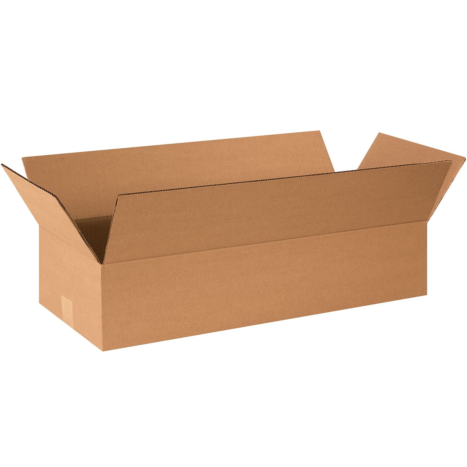 Flat Corrugated Boxes, 26 x 10 x 4 Kraft, 25/Bundle (26104)