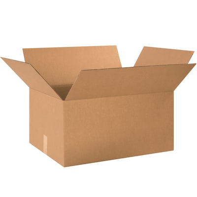 Partners Brand 26 x 20 x 14 Corrugated Boxes, 32 ECT, Kraft, 15/Bundle (262014)