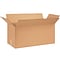 Corrugated Boxes, 24 x 10 x 12, Kraft, 25/Bundle (241012)