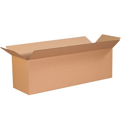 Long Corrugated Boxes, 28 x 10 x 10, Kraft, 25/Bundle (281010)