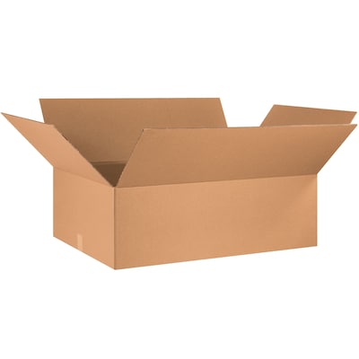 Corrugated Boxes, 36 x 24 x 10, Kraft, 10/Bundle (362410)