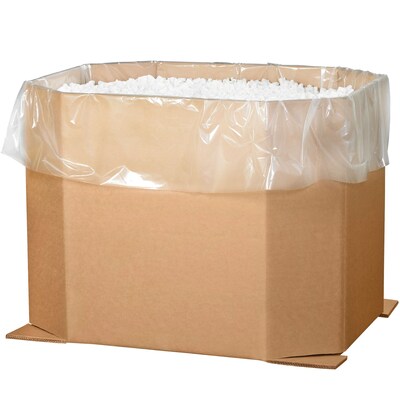 Partners Brand Triple Wall Octagon Bulk Bins, 46 x 38 x 24, Kraft, 5/Bundle (463824OCT)
