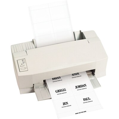 Badge Inserts, Paper, 4" x 3", White, 300/Case (BH140)