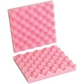 Anti-Static Convoluted Foam Sets, 10 x 10 x 2, Pink, 24/Sets per Case (FCSA10102)