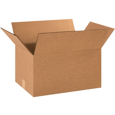 16 x 12 x 10 Heavy Duty Shipping Boxes, 15/Bundle (HD161210DW)