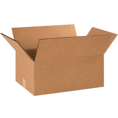 18 x 12 x 6 Heavy Duty Shipping Boxes, 15/Bundle (HD18126DW)
